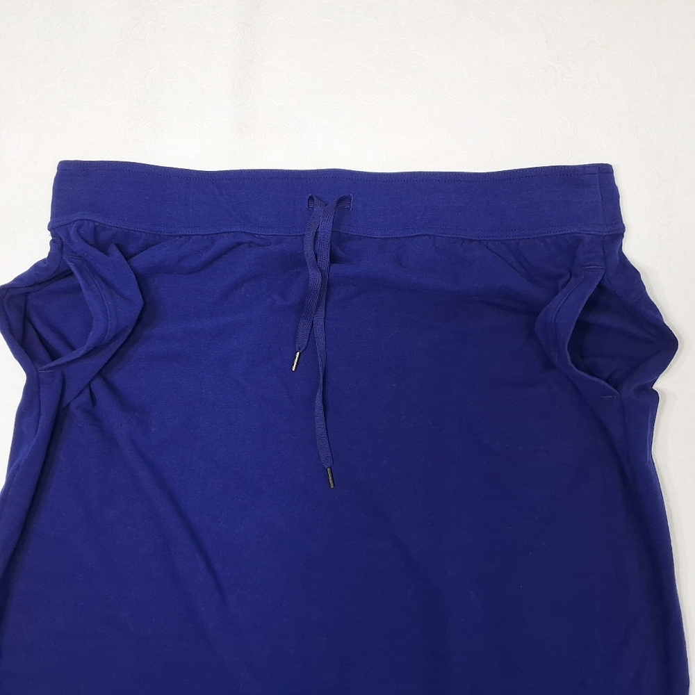Tek Gear Dry Tek Women's Blue Elastic Waist Drawstring Long Skirt Plus Size XXL - Picture 6 of 7